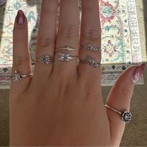 Sterling silver ring bundle pack